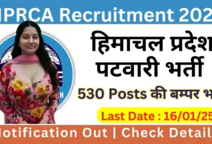 HPRCA Patwari Bharti 2026 for 12th Pass & Graduate