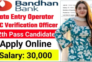 KYC Verification & Computer Operator Job in BANDHAN Bank
