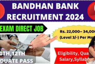 Work from Home Jobs for 12th Pass in BANDHAN BANK