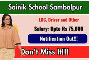 Sainik School Recruitment 2026 for 10th, 12th Pass & Graduate