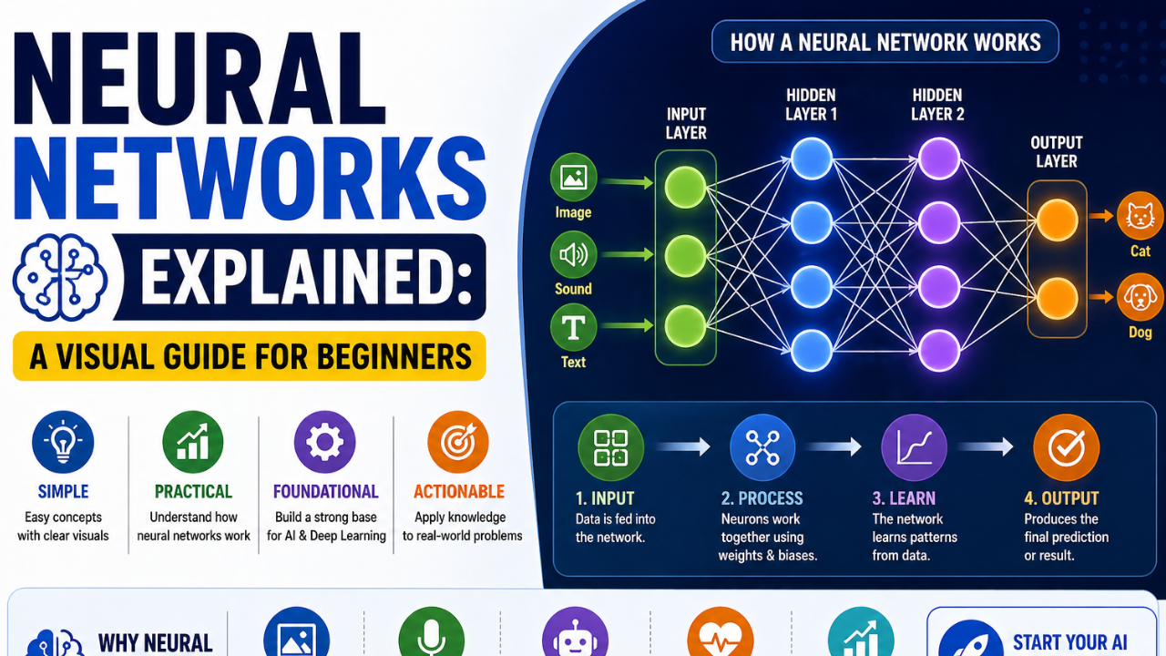 Neural Networks Explained A Visual Guide for Beginners